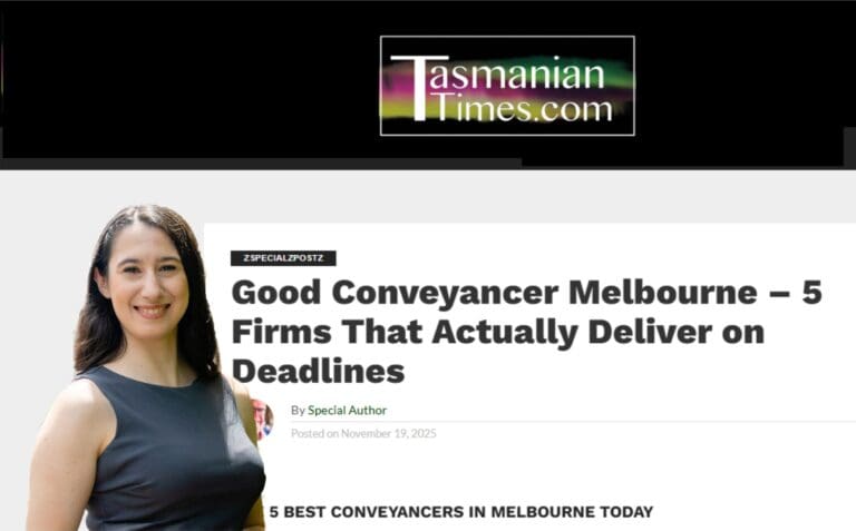 Good Conveyancer in Melbourne