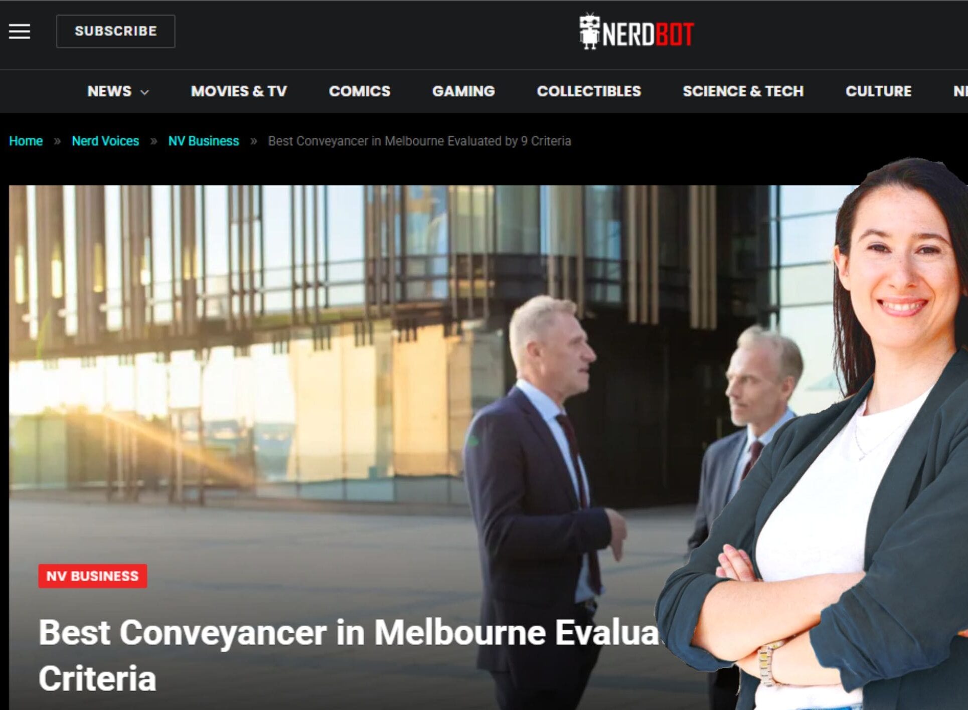 NerdBot Report Confirms Conveyed as Leading Melbourne Firm