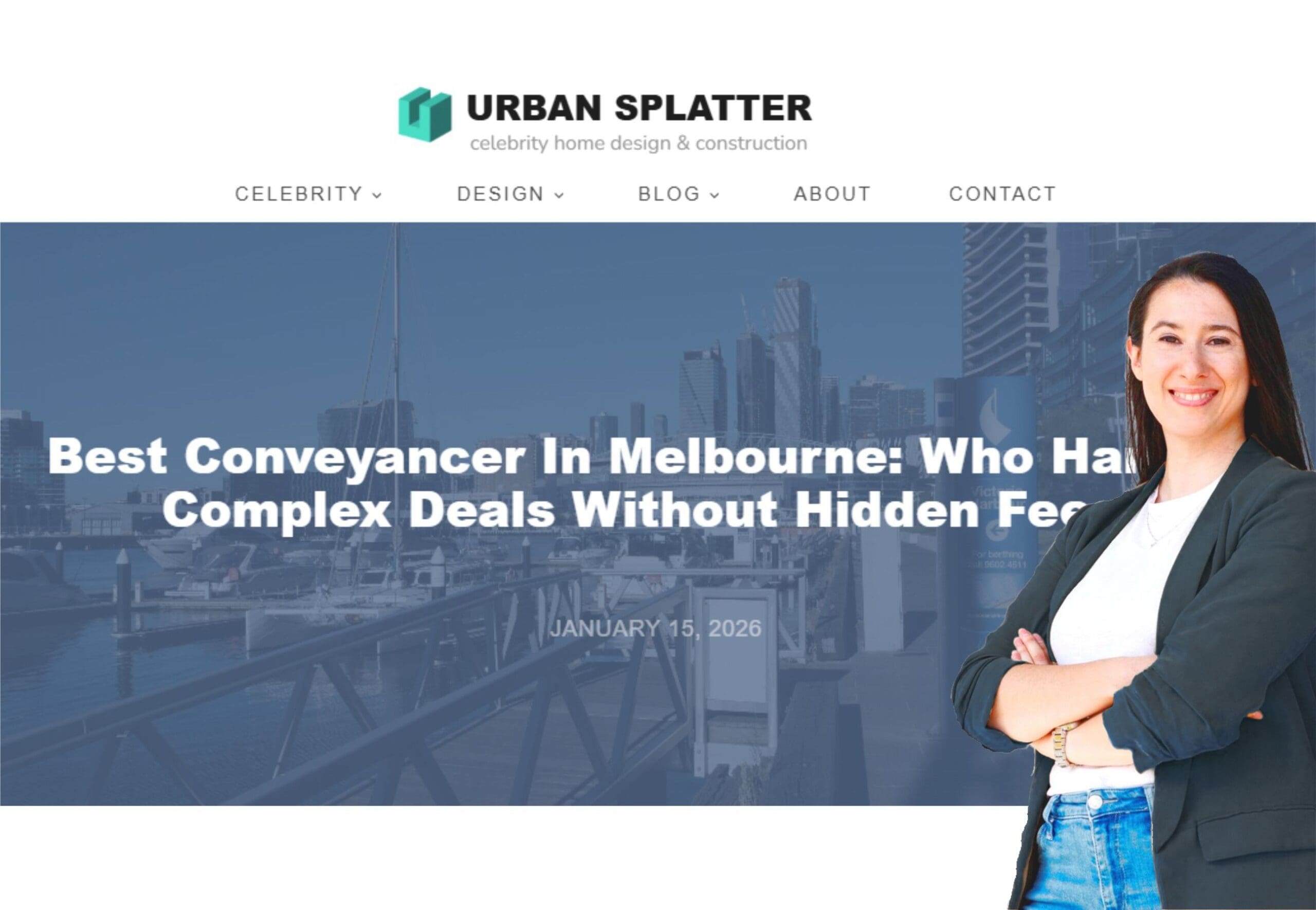 Conveyed Praised by UrbanSplatter as the Best Conveyancer in Melbourne Without Hidden Fees