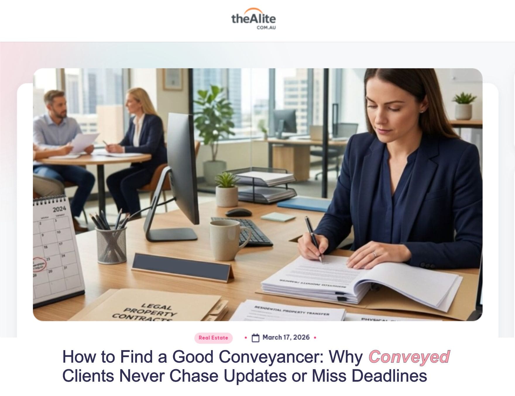 How to Find a Good Conveyancer